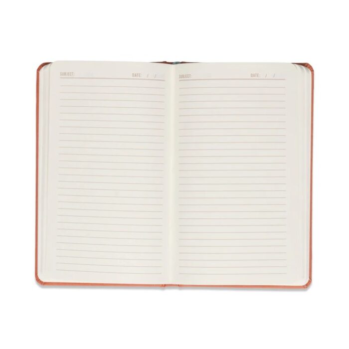 Celestial Journal linnen Terracotta Sun