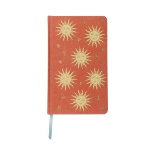 Celestial Journal linnen Terracotta Sun