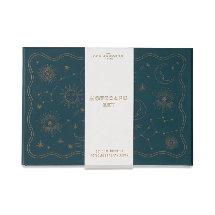 Celestial notecard set 16kaartjes+env