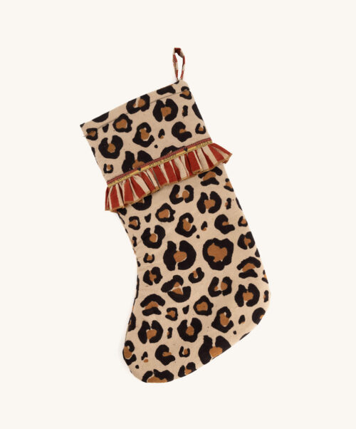Christmas Stocking Leopard