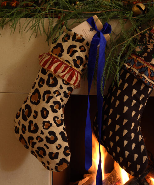 Christmas Stocking Leopard