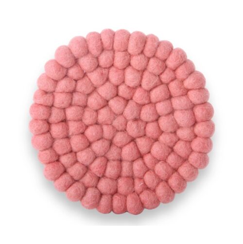 Coaster vilt small set/2 Dusty Red