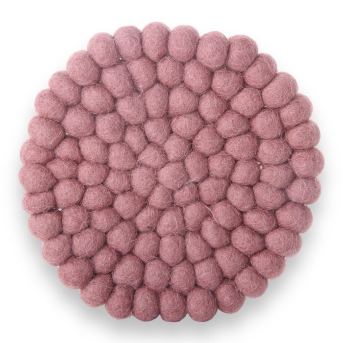 Coaster Vilt Small set/2 roze