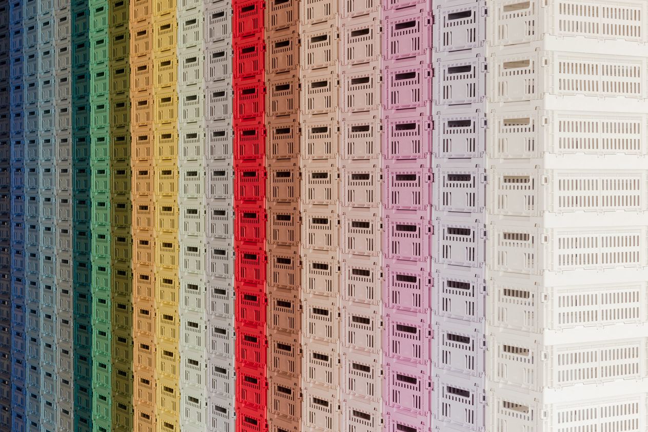 Colour crate Medium Bordeaux