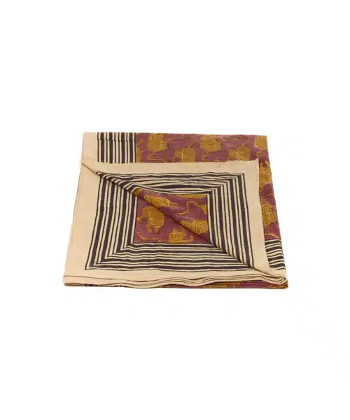 Doing Goods Single Throw Tiger in tote bag