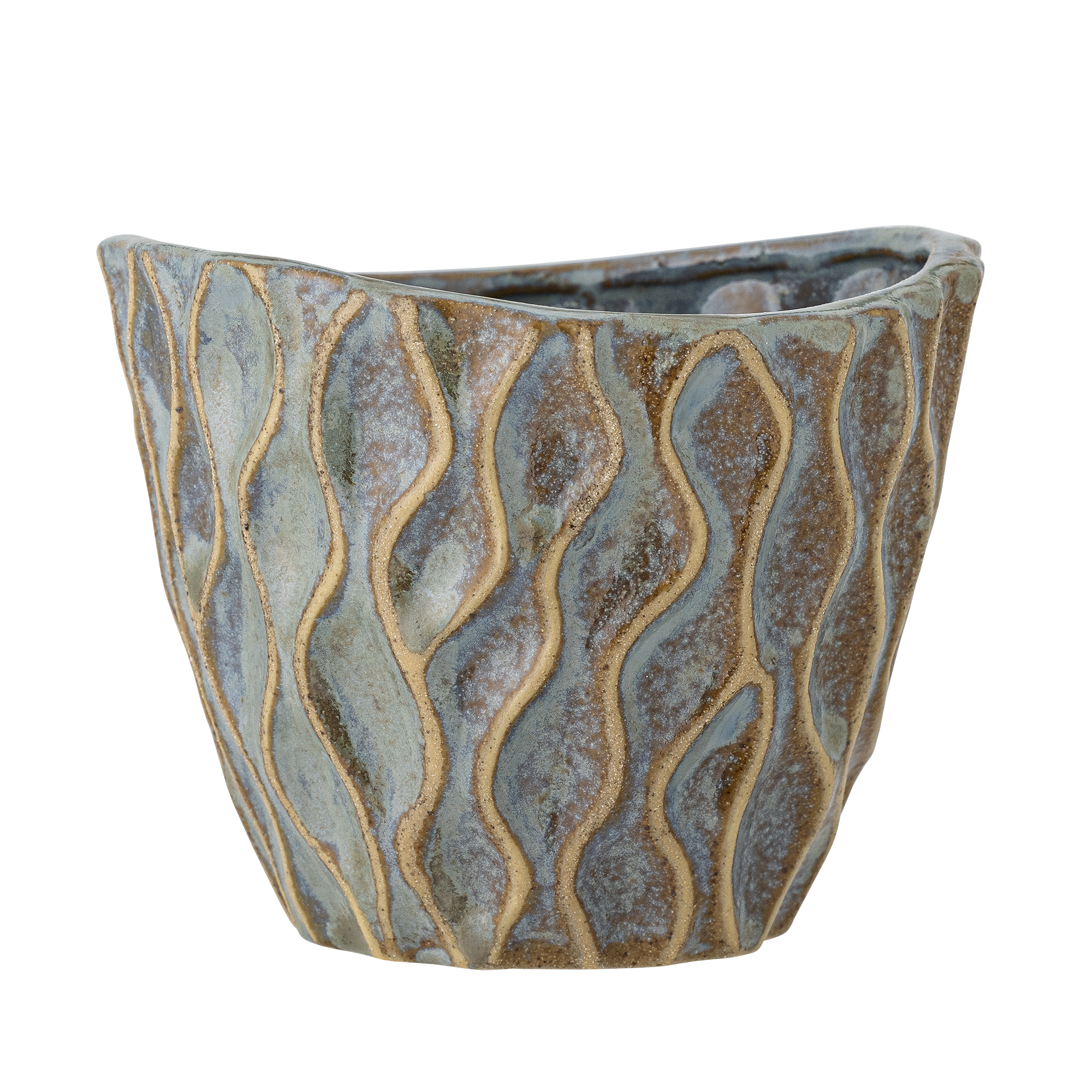 Feren Bloempot Blauw