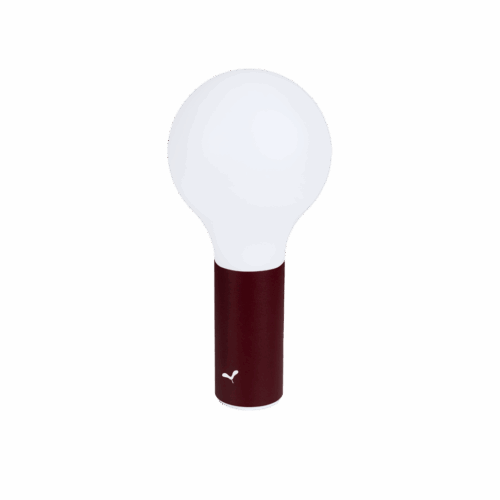 Fermob lamp Aplô black cherry