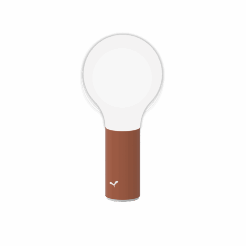 Fermob lamp Aplô red ochre