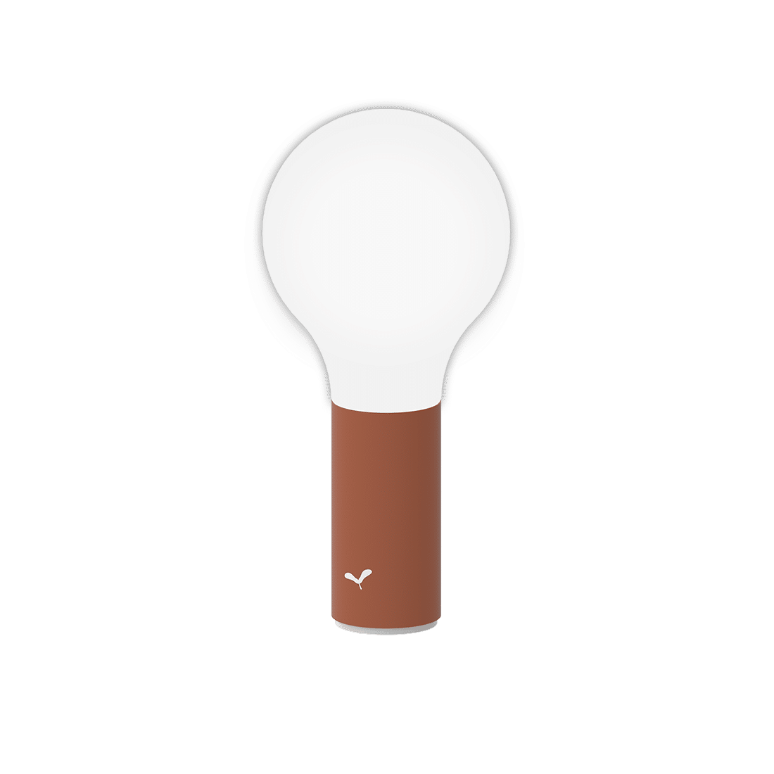 Fermob lamp Aplô red ochre