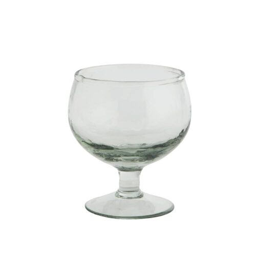 Glass Cognac Hammered