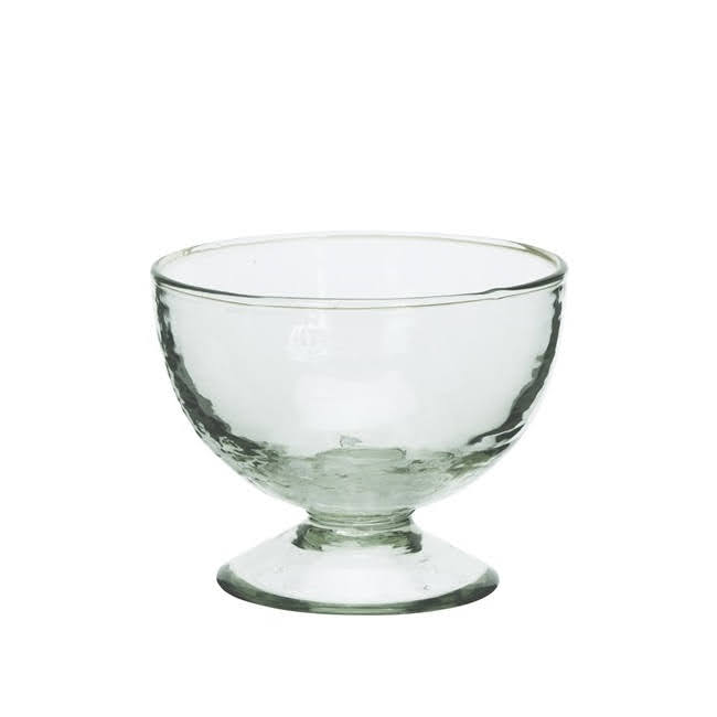 Glass Hammered Ice Cup