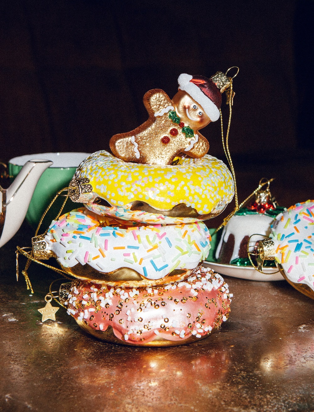 Glazen kerstdecoratie Gingerbread Cookie