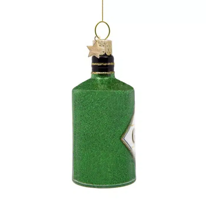 Glazen kerstdecoratie hanger Gin