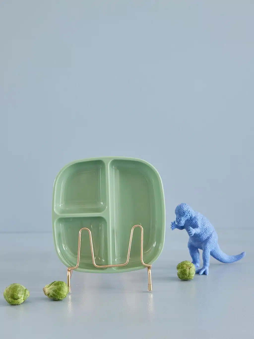 Kinderbord 3-vaks melamine groen