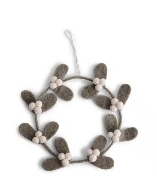 Krans Mistletoe Vilt 15cm