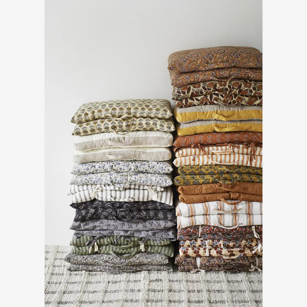 Madam Stoltz Matraskussen Flower groen