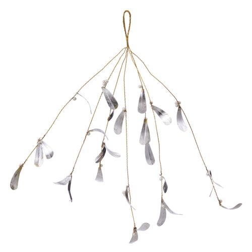 Mistletoe hanger zilver large