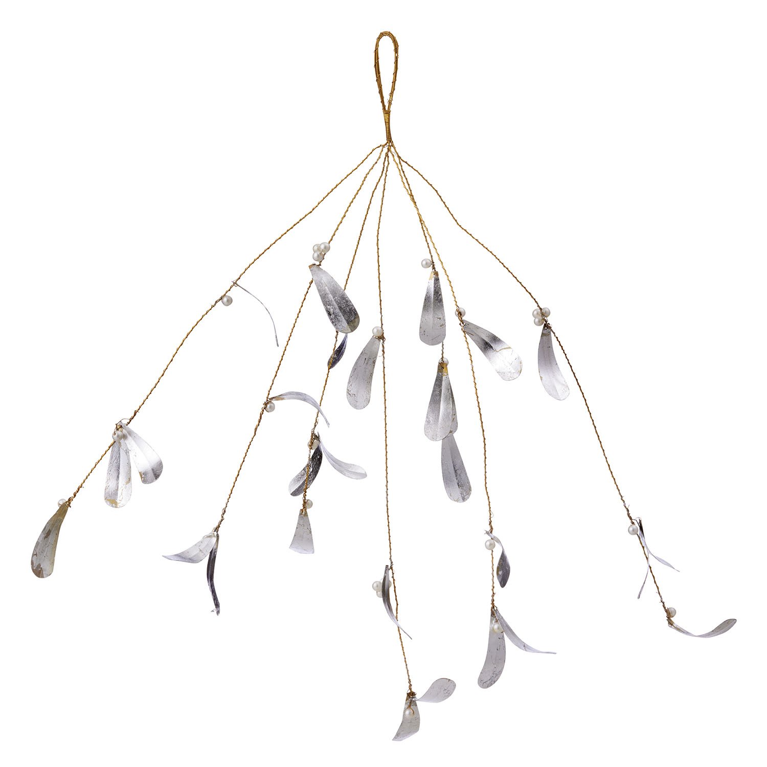 Mistletoe hanger zilver large