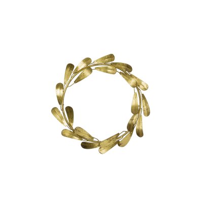 Mistletoe krans goud