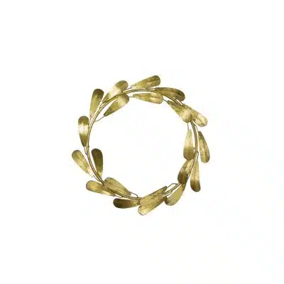 Mistletoe krans goud
