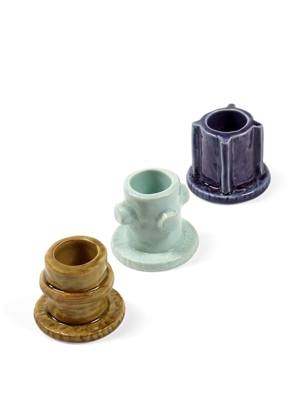 Molly Glazed 01 kandelaar set/3