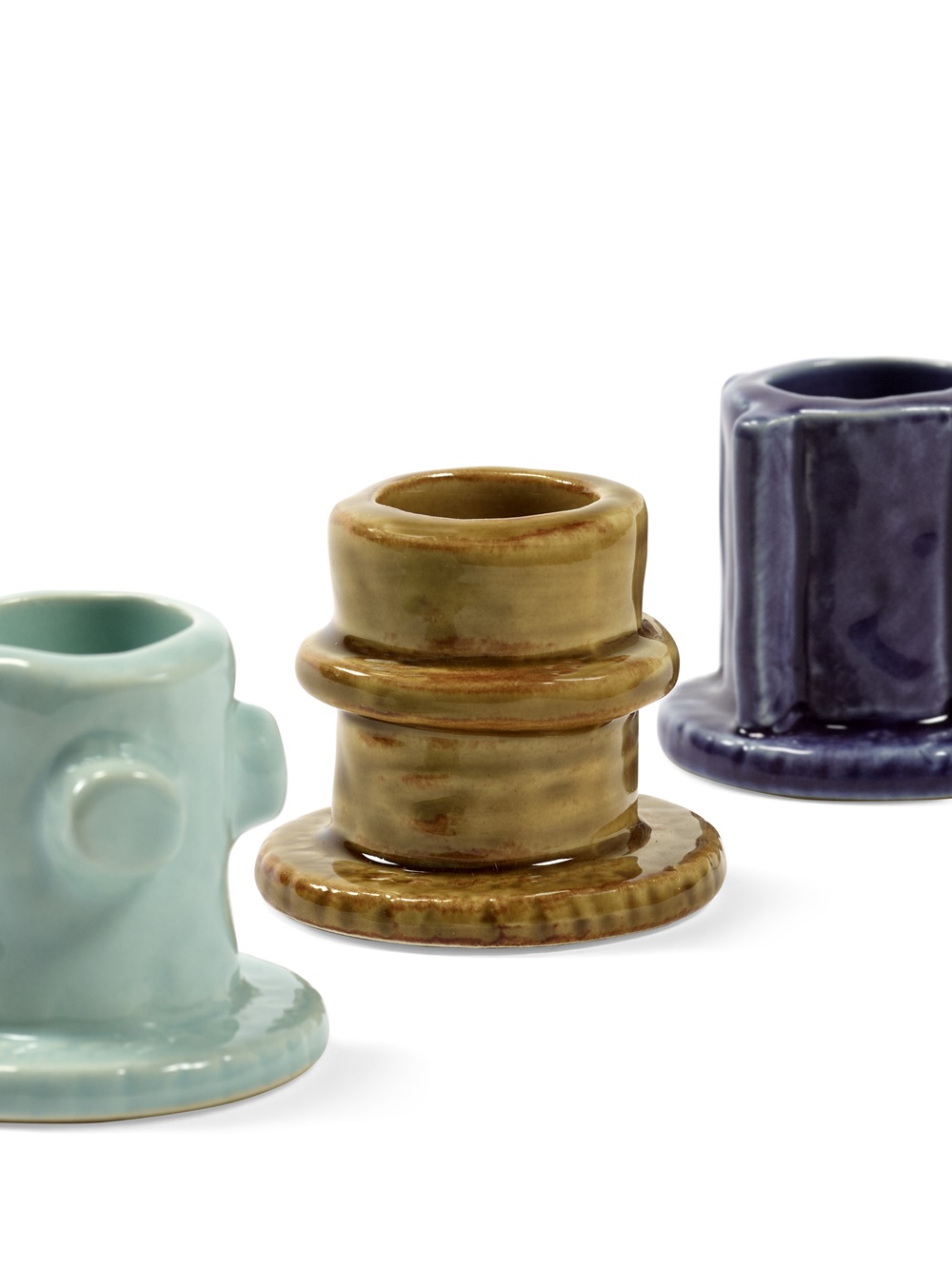 Molly Glazed 01 kandelaar set/3