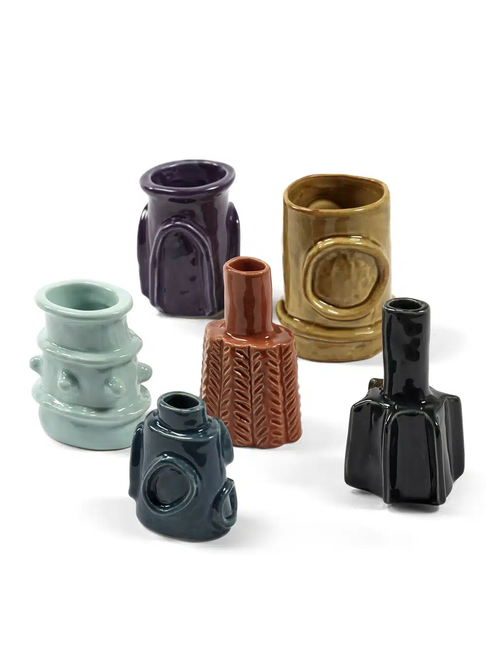 Molly glazed vaasje Terra