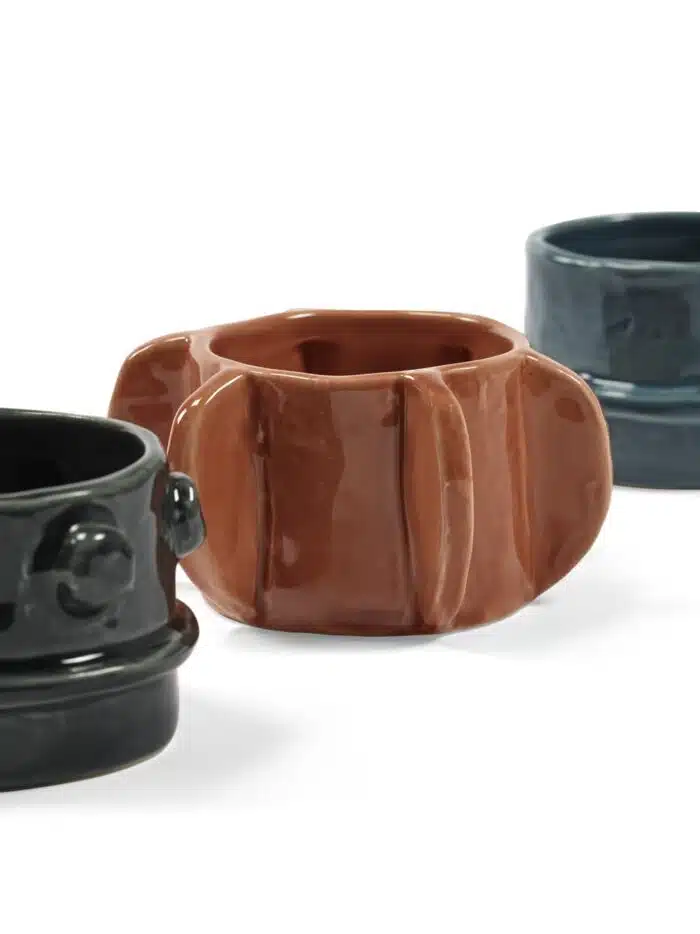 Molly Tealight Holder Glazed Terra