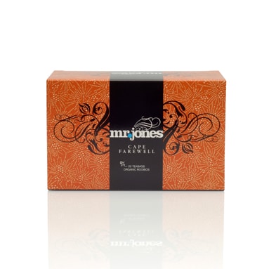 Mr. Jones tea Cape Farewell