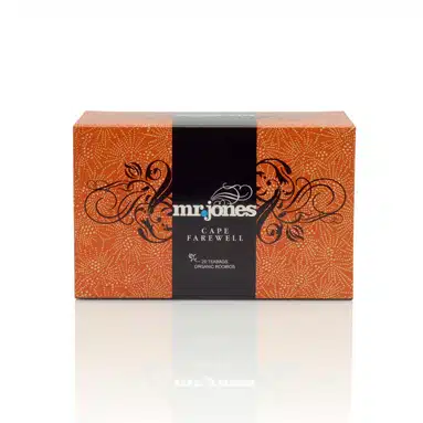 Mr. Jones tea Cape Farewell