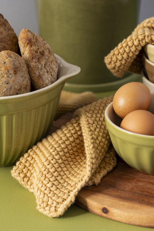 Mynte Vaatdoekje Wheat Straw