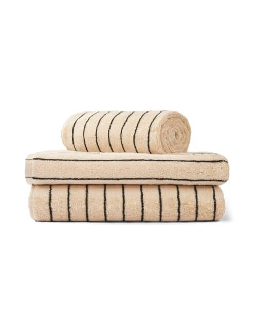 Naram Handdoek Creme&Ink