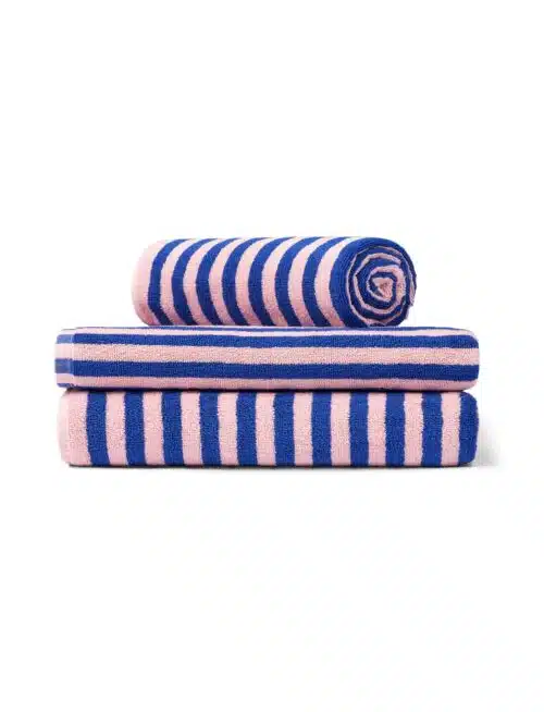 Naram Handdoek DazzlingBlue&Rose