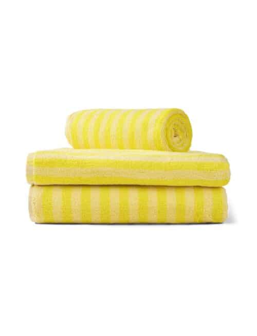 Naram Handdoek Pristine&NeonYellow