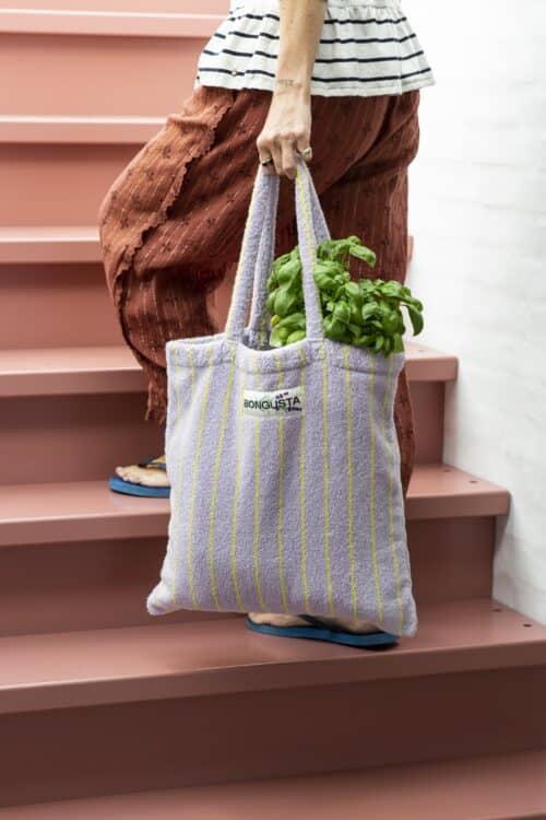 Naram Totebag Lilac&NeonYellow