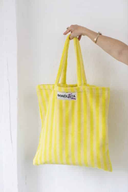 Naram Totebag Pristine&Neon Yellow