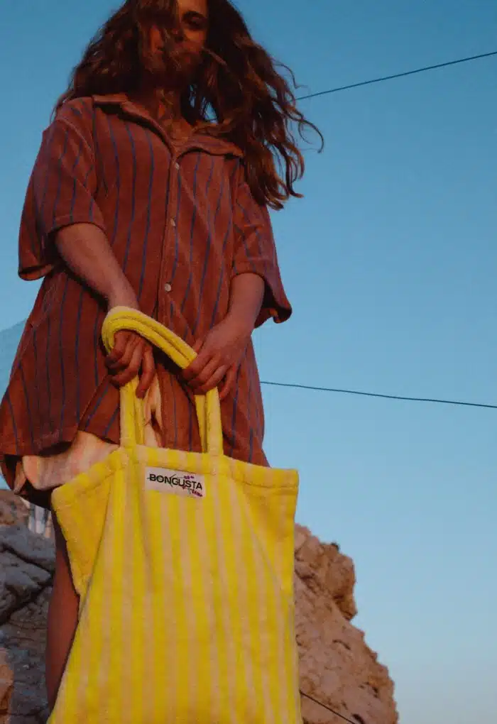 Naram Totebag Pristine&Neon Yellow