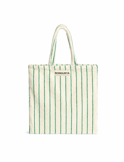 Naram Totebag PureWhite&Green