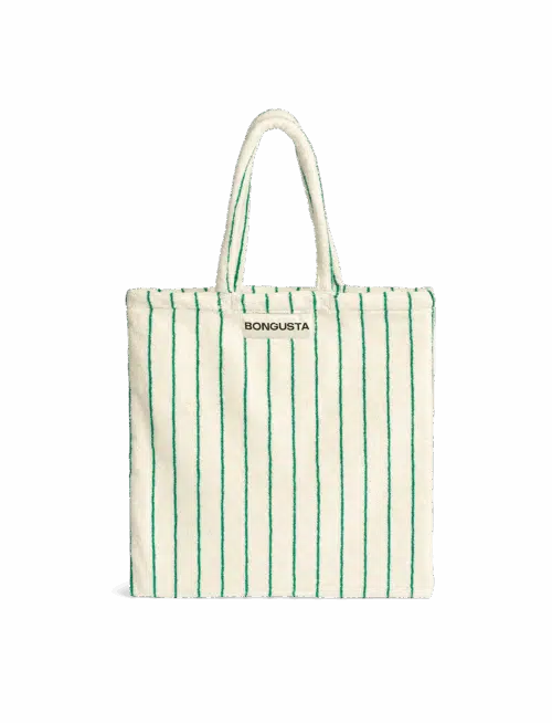 Naram Totebag PureWhite&Green