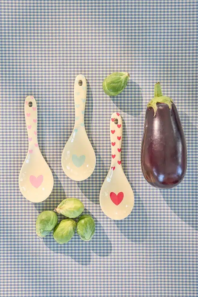 Opscheplepel Hearts Dark Mint