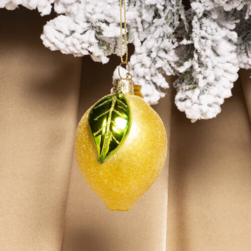 Ornament Citroen met blaadje