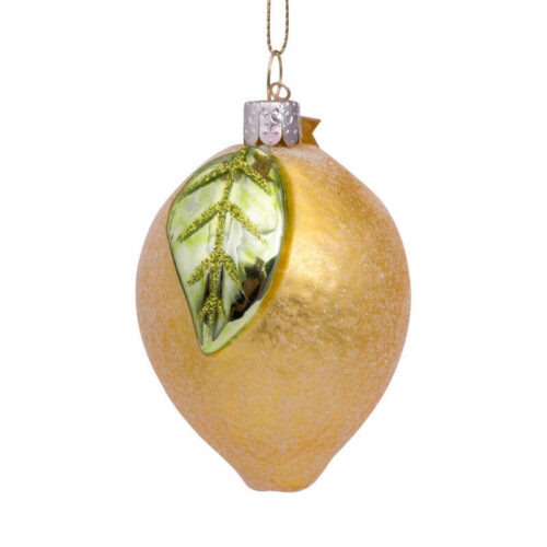 Ornament Citroen met blaadje