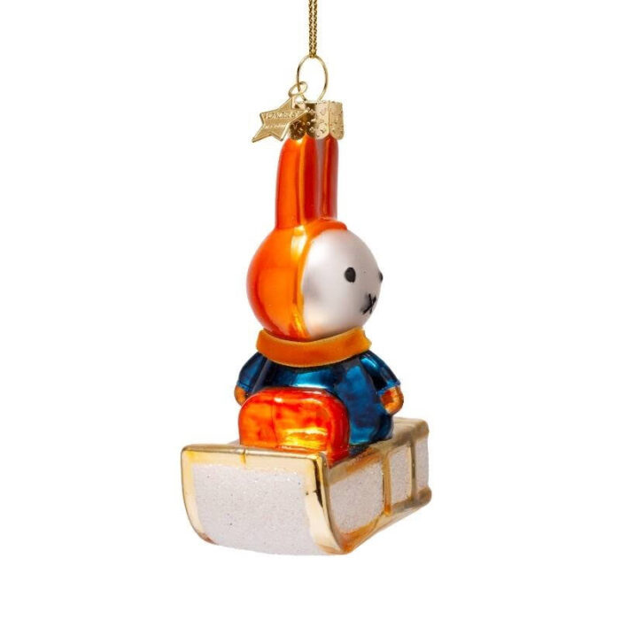 Ornament Nijntje op de slee