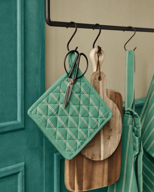 Pannenlap Chef set/2 Green