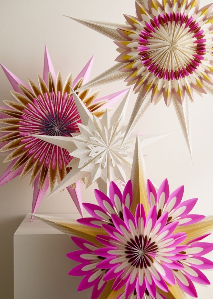 Paper Star Aurora Fuchsia