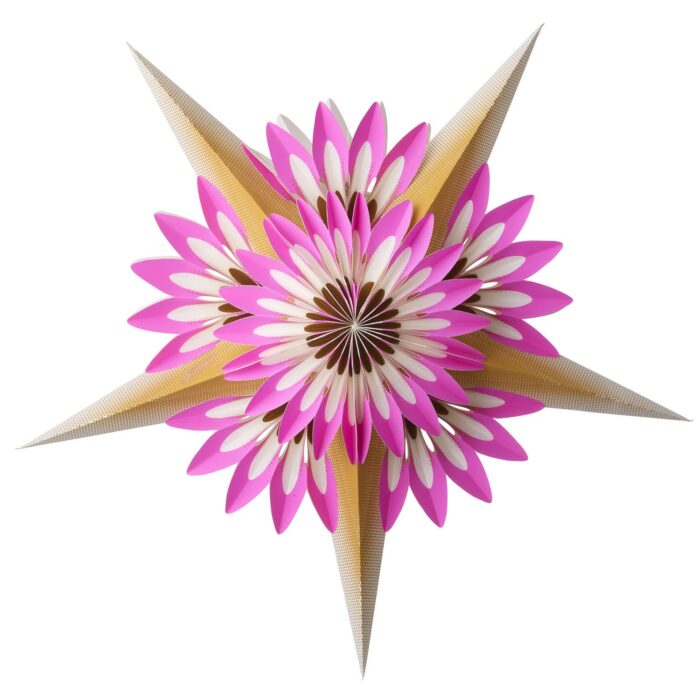 Paper Star Aurora Fuchsia