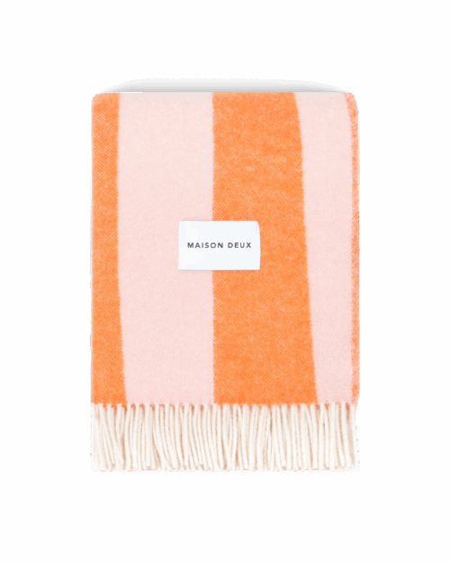 Plaid Rough Stripe Roze Wortel