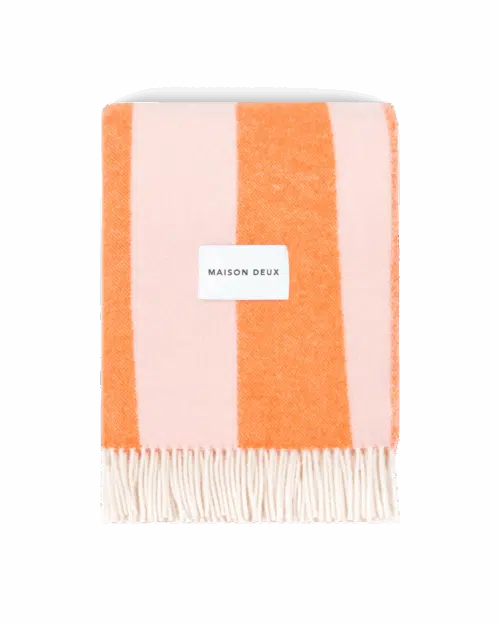 Plaid Rough Stripe Roze Wortel