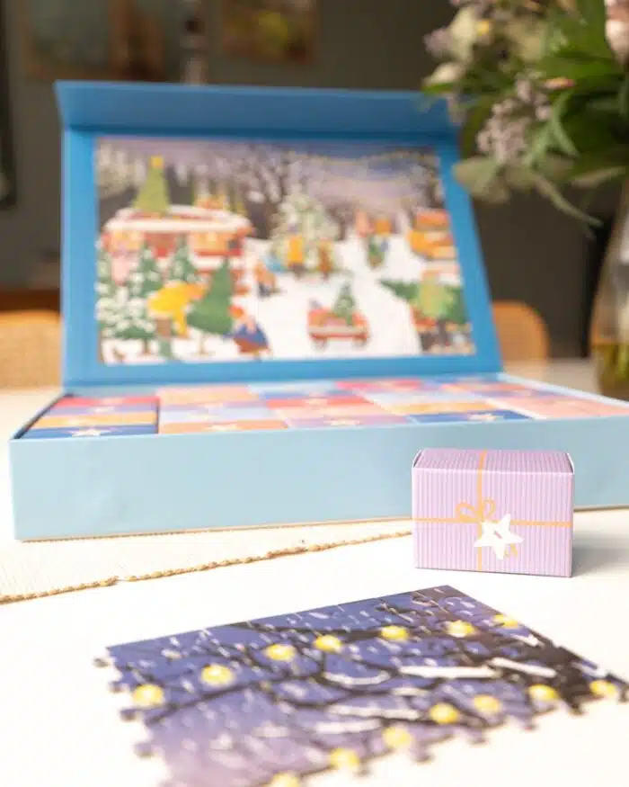 Puzzel Adventkalender 1000st
