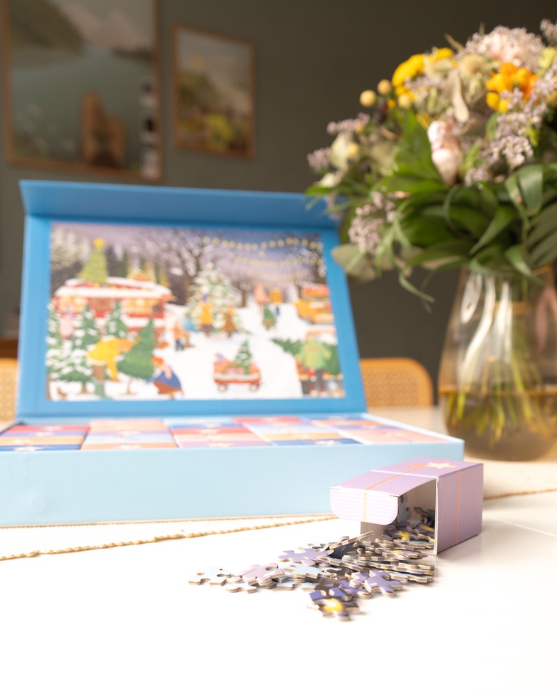 Puzzel Adventkalender 1000st